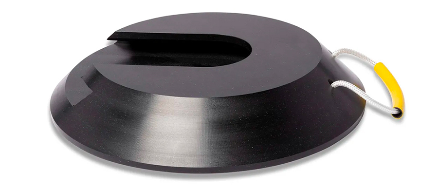 Plaque de calage type chaussure